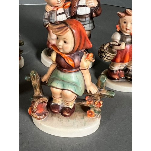 374 - Six west Goebel Hummel figurines, various sizes