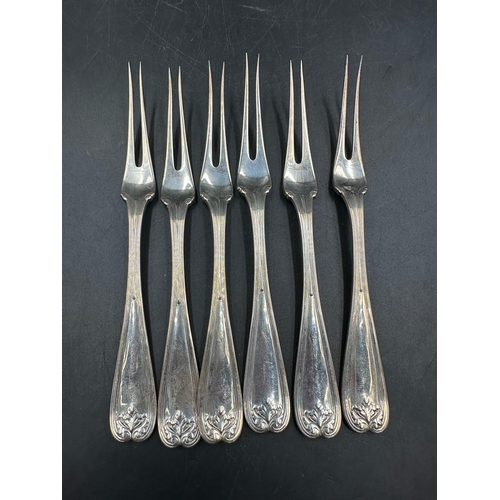 461 - A set of six sterling silver Lobster forks for Tiffany & Co (Approximate Total Weight 191g)