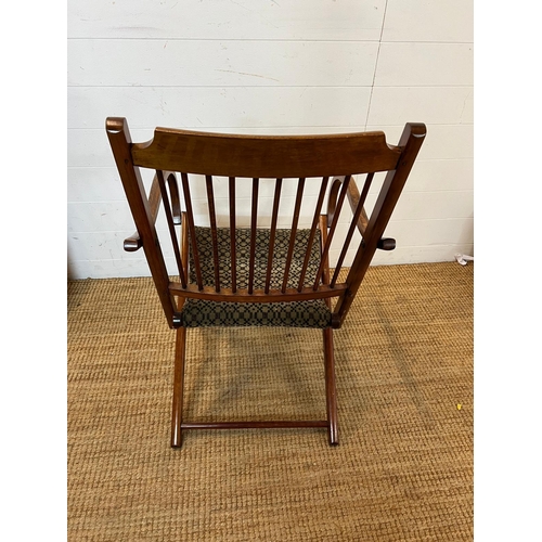 60 - A spindle folding chair