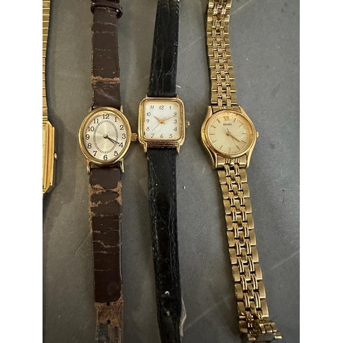 626 - A selection of vintage wristwatches, various styles and makers.