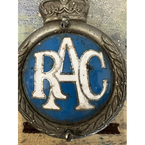 703 - A vintage RAC badge