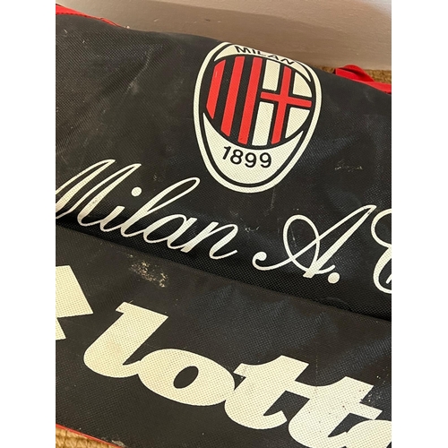 720 - A vintage A.C Milan sports bag, formerly the property of a FA and UEFA delegate