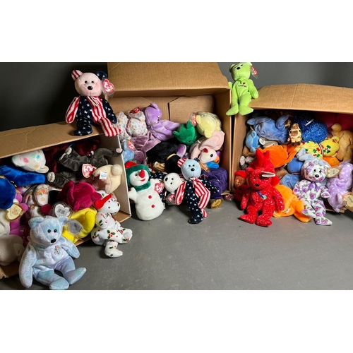 803 - A collection of TY Beanie bears/babies