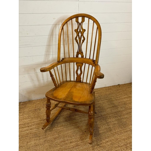 81 - A Windsor rocking chair