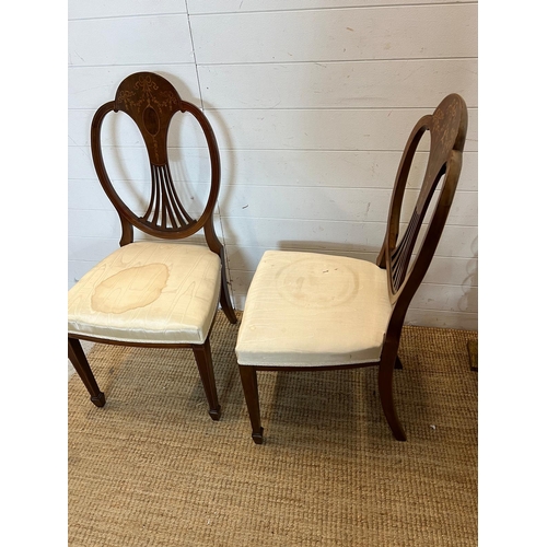 10 - Two Hepple white style chairs