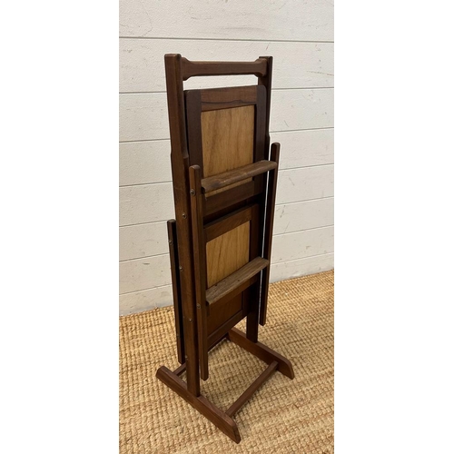 157 - A Mid Century folding four tier plant stand (H80cm)