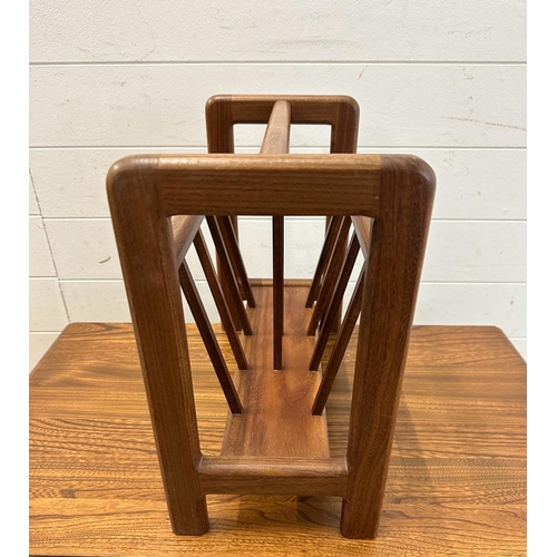 171 - A Teak Mid Century magazine rack