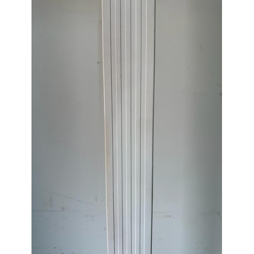 216 - Two Thorn Eml white uplighters floor lamp  (Height 180cm)