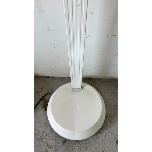 218 - Two Thorn Eml white uplighters floor lamp  (Height 180cm)