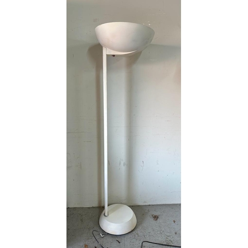 218 - Two Thorn Eml white uplighters floor lamp  (Height 180cm)