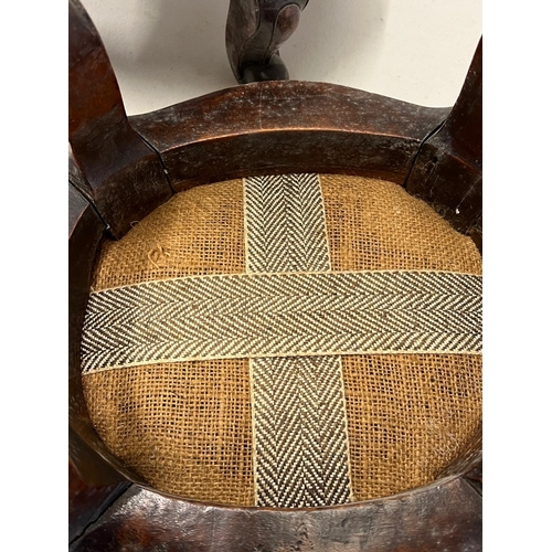 23 - A pair of Victorian foot stools with needle work top