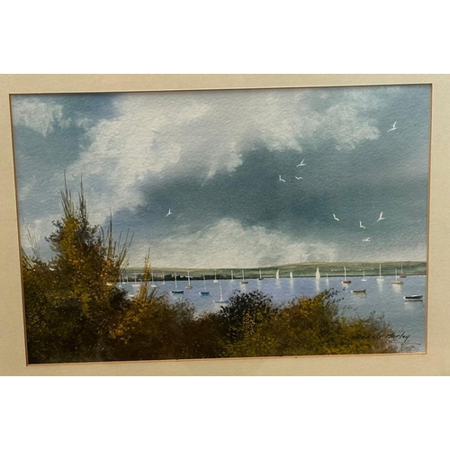 318 - Seven signed landscape water colours by Dennis Morley (B1929)