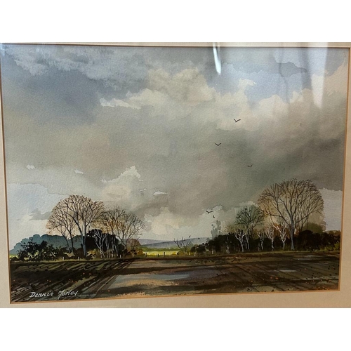 318 - Seven signed landscape water colours by Dennis Morley (B1929)