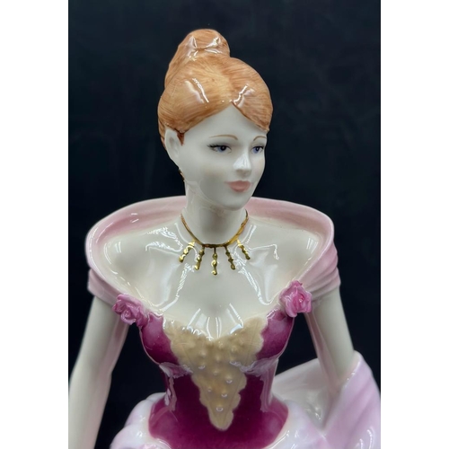 351 - Coalport porcelain figure 'Ladies of Fashion Fay' No 275 in original box.