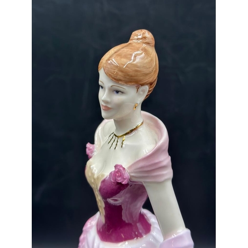 351 - Coalport porcelain figure 'Ladies of Fashion Fay' No 275 in original box.