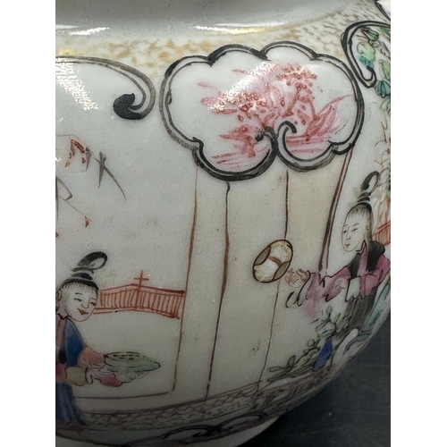 364 - A Chinese Famille rose tea pot