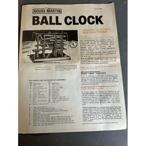 409 - A House Martin Vintage Ball clock