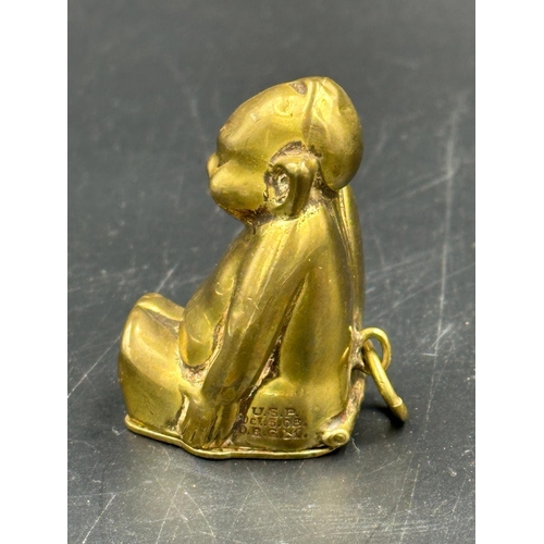 429 - A brass vesta in the form of Billiken (German USP c.1908 DRGM