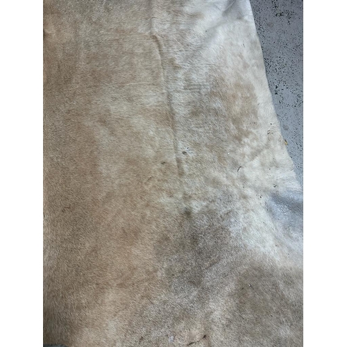 433 - A  cow hide rug or wall hanging 259 x 219