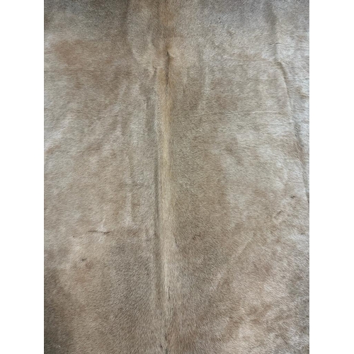 433 - A  cow hide rug or wall hanging 259 x 219