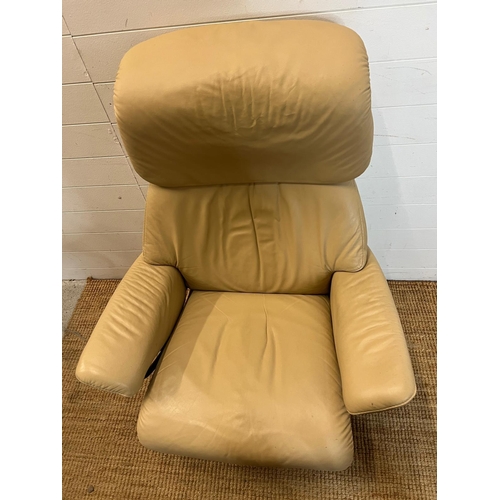 75 - Stressless chair and footstool