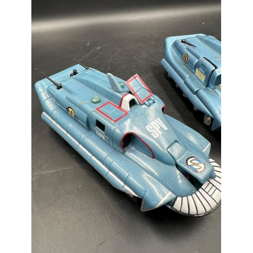 780 - Three Dinky toy, Spectrum, pursuit vehicle, Captain Scarlet