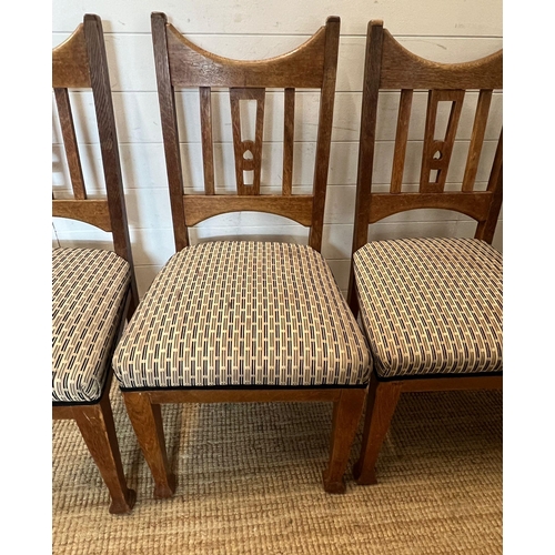 84 - Four Arts and Crafts style chairs