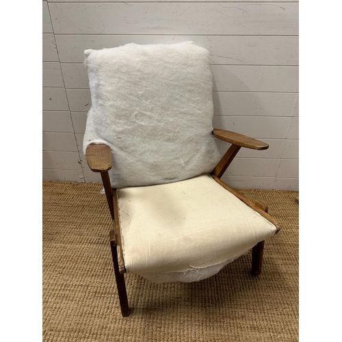 87 - A Parker Knoll mid century arm chair AF