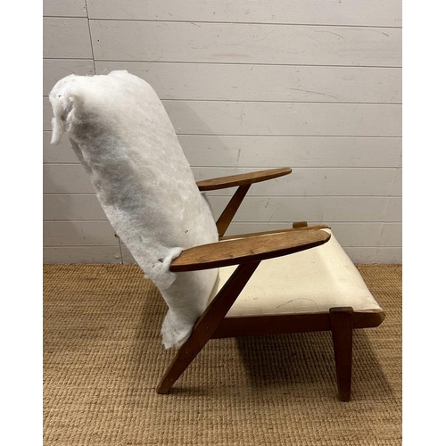 87 - A Parker Knoll mid century arm chair AF