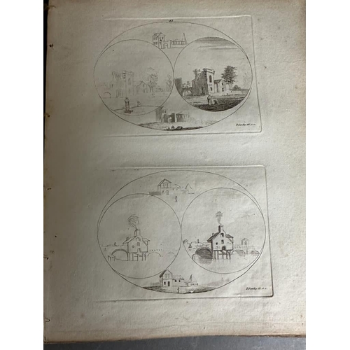 323 - A book of prints of sketches and works by P Sandy 1731-1809 published by Robert Sayer