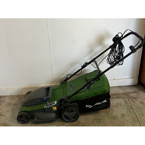 227 - A power base 41cm 1800w electric rotary lawn mower