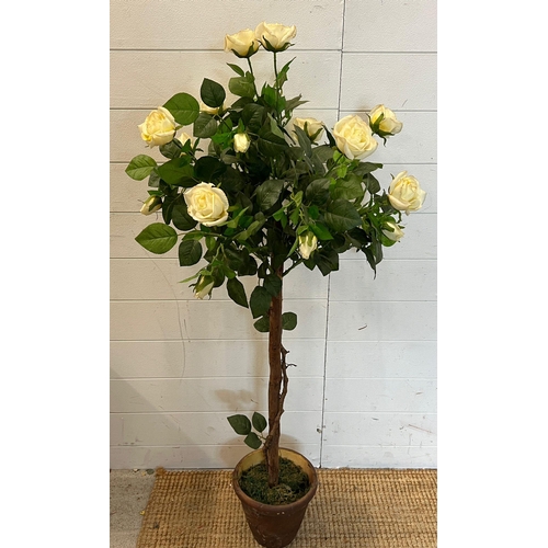 233 - A faux rose bush (H120cm)