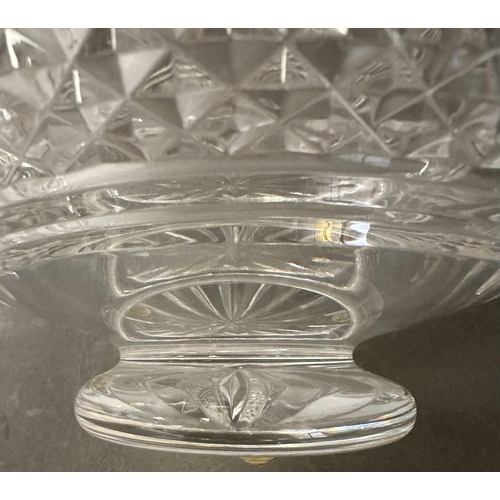 243 - A Waterford crystal cut punch bowl