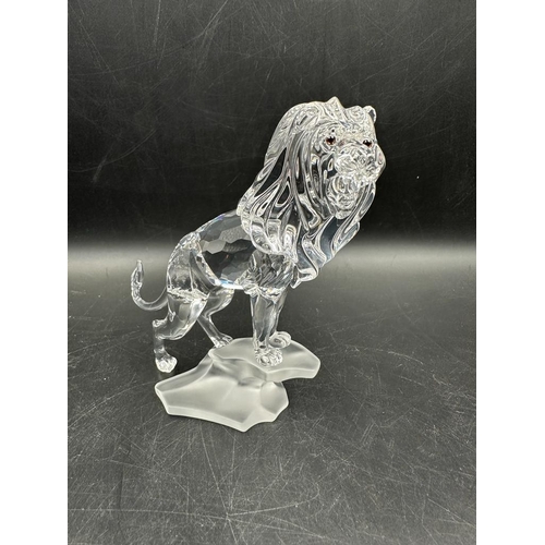 246 - A boxed Swarovski crystal lion