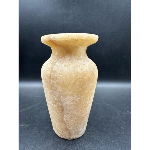 260 - A small Alabaster stone Egyptian vase (H14cm)