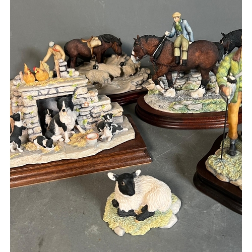 262 - A selection of border fine Arts figure group