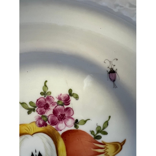 282 - Herend Fruit and flowers dinner service, the porcelain hand painted comprising of 2 serving platters... 