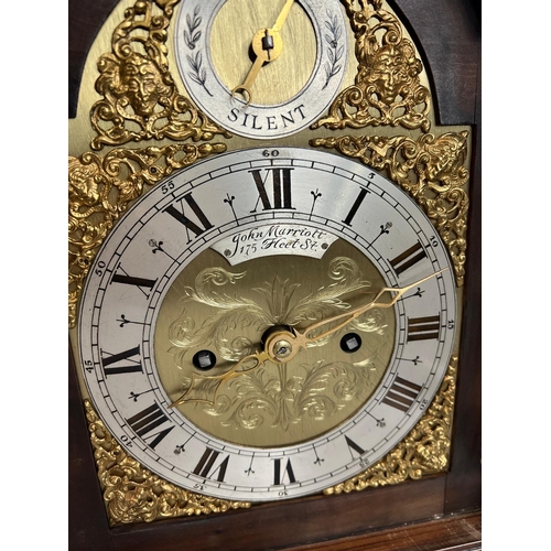 322 - A Twin fusee Verge Escapement Bracket Clock C 1790. John Marriot,  175 Fleet St,  London Clock maker... 