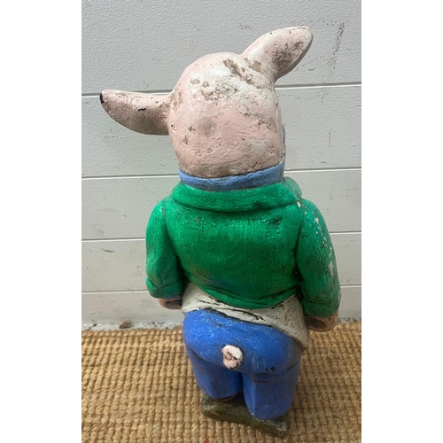 337 - A resin butcher pig statue (H54cm)