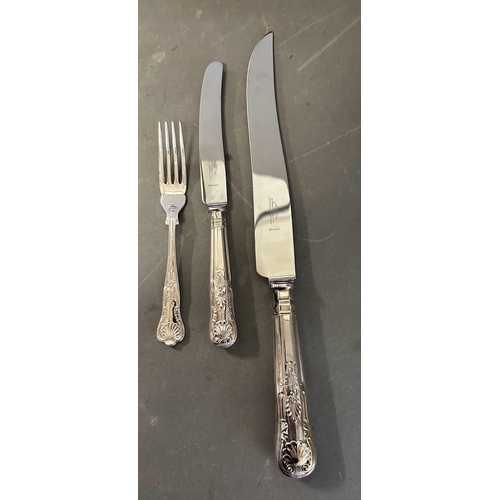 379 - A six place setting canteen of cutlery, B K Bright Ltd of Sheffield