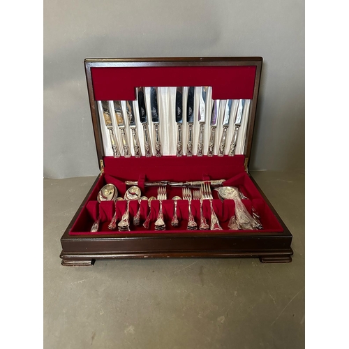 379 - A six place setting canteen of cutlery, B K Bright Ltd of Sheffield