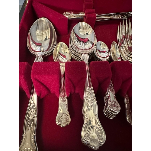 379 - A six place setting canteen of cutlery, B K Bright Ltd of Sheffield