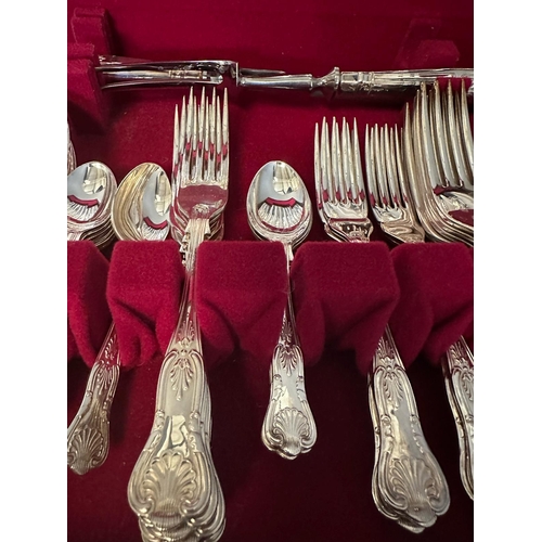 379 - A six place setting canteen of cutlery, B K Bright Ltd of Sheffield