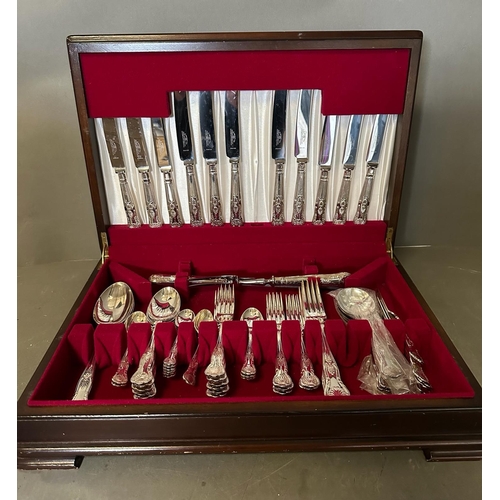 379 - A six place setting canteen of cutlery, B K Bright Ltd of Sheffield