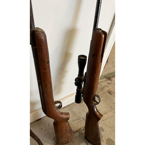 389 - Four vintage air rifles