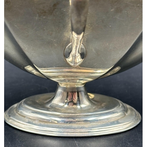 469 - A silver two handled bowl, hallmarked for London 1895 by Thomas Bradbury & Sons, approximate weight ... 