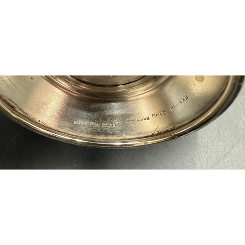 477 - A silver bowl, marked sterling and made in Peru, approximate total weight 70g