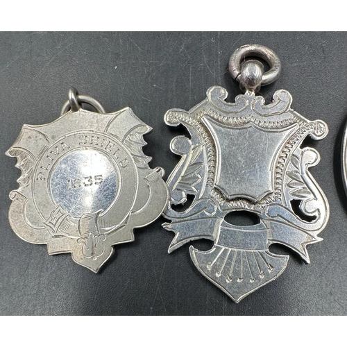 490 - Four silver medallions of Indian interest Herlihy cup, Pliva Shield 1935 and one other by Hamilton a... 