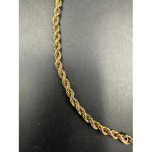 517 - A 9ct gold chain AF, approximate total weight 4g