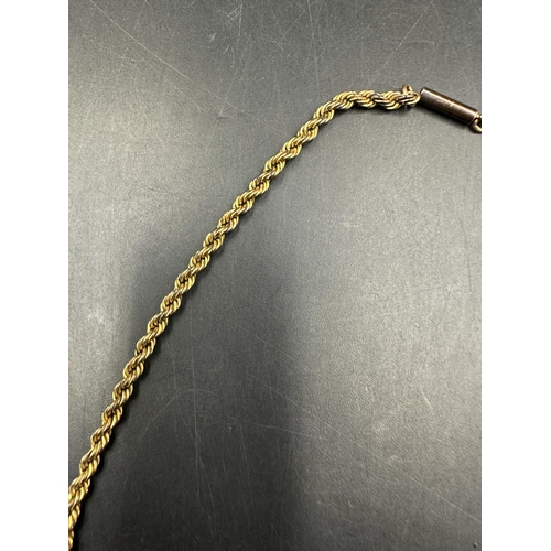 517 - A 9ct gold chain AF, approximate total weight 4g